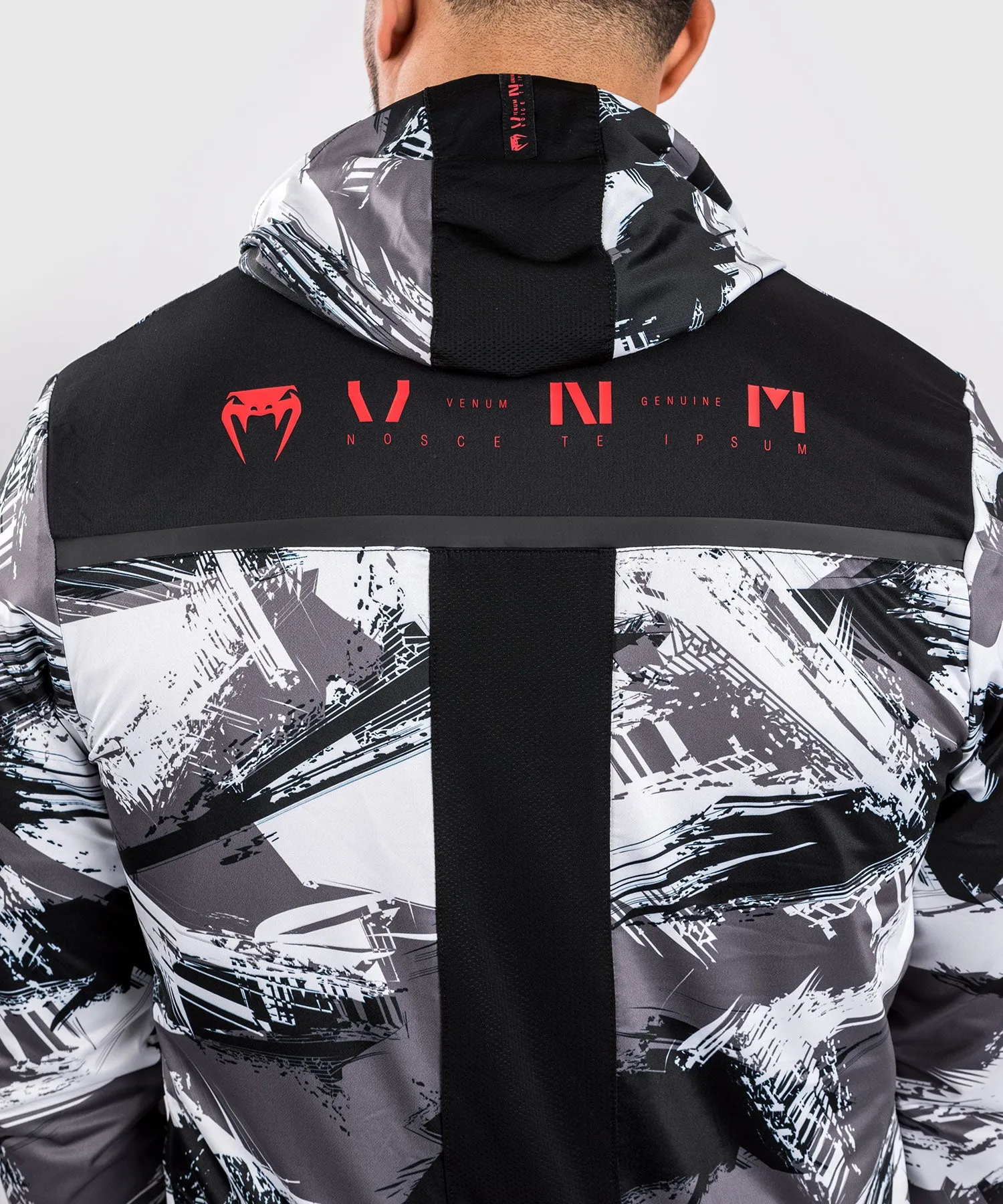 Venum Electron 3.0 Hoodie - Grey/Red