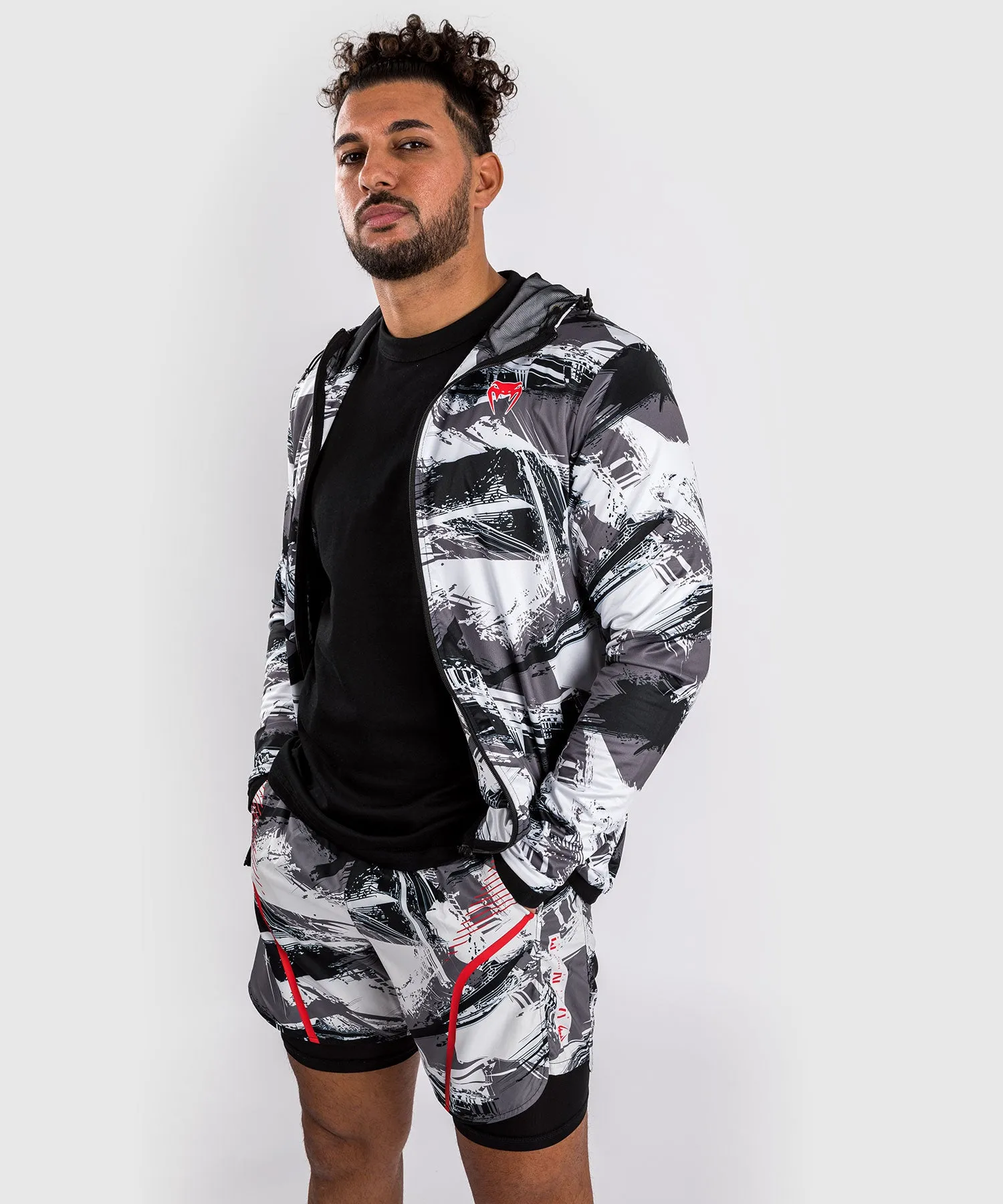 Venum Electron 3.0 Hoodie - Grey/Red