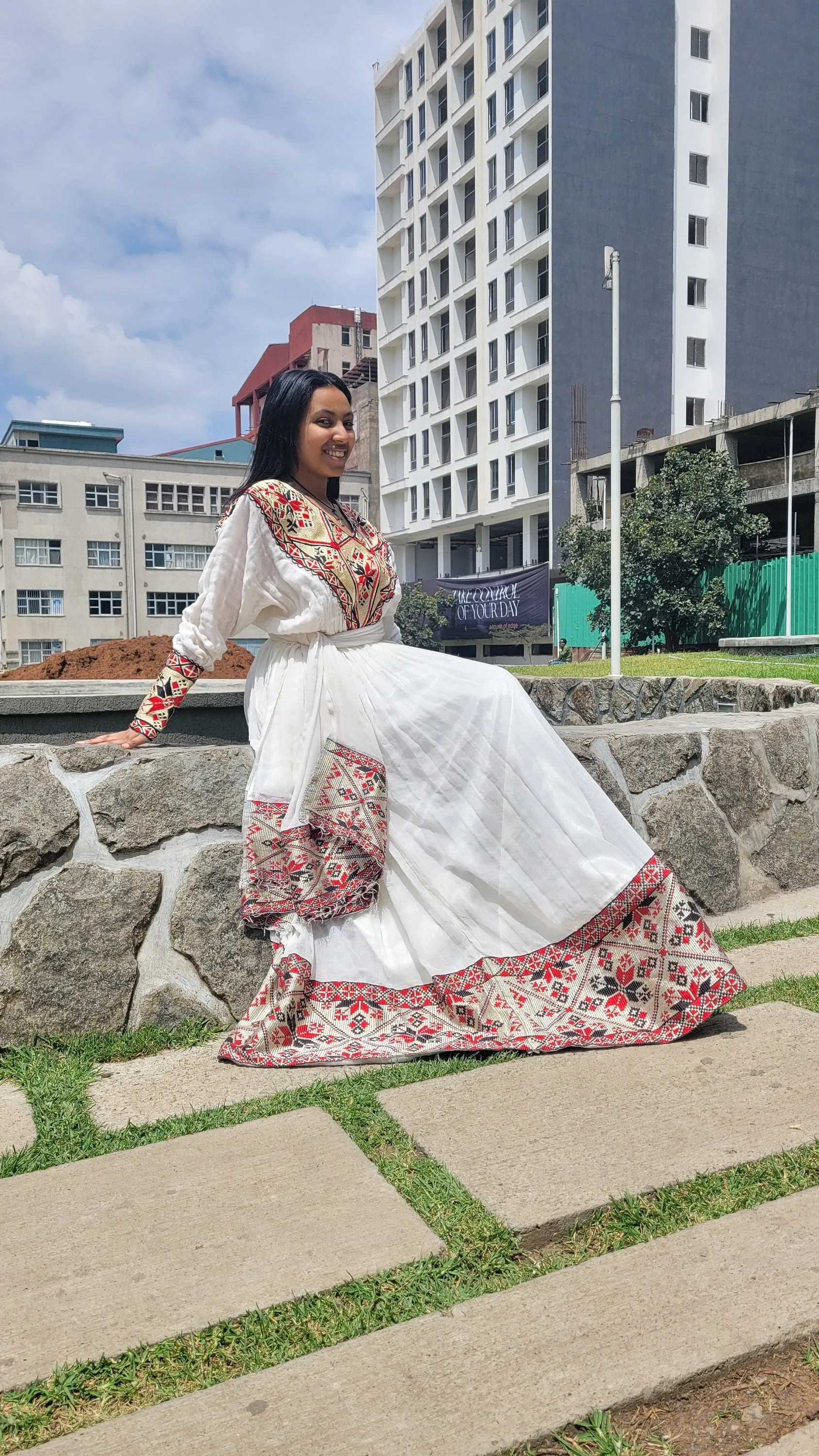 Vibrant Exquisite Habesha Dress Design Modern Habesha Kemis Habesha Libs es00161