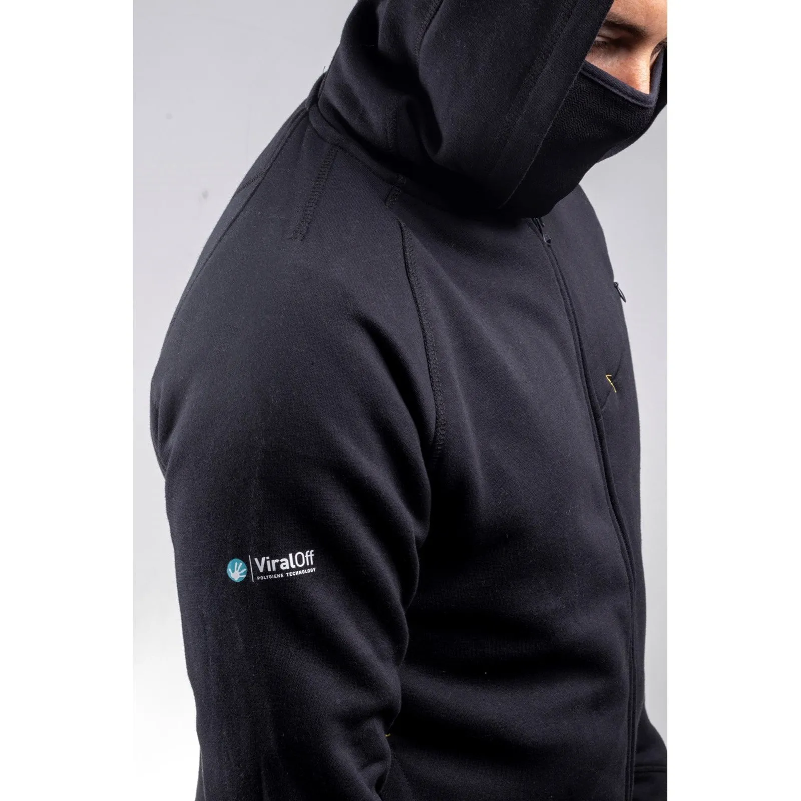 Viraloff Hooded Sweatshirt  Black