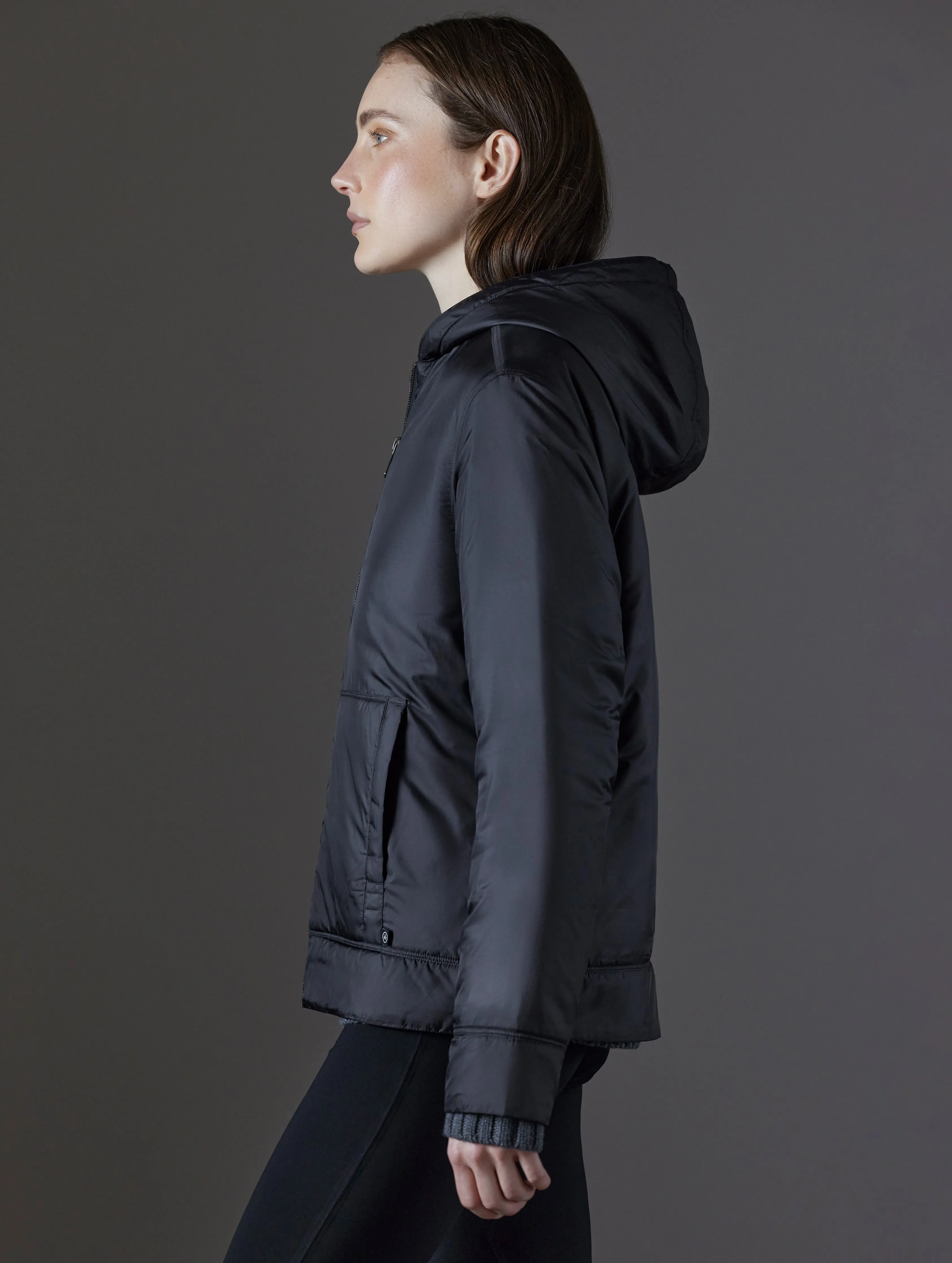 W Eco Space Hoodie - Onyx Black