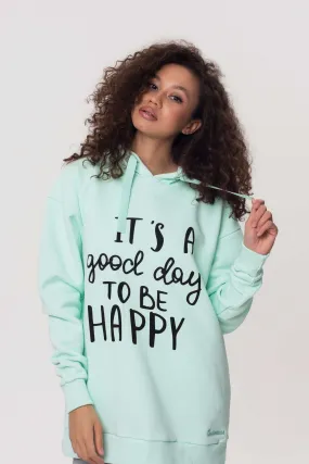 Women's basic hoodie "Positive"