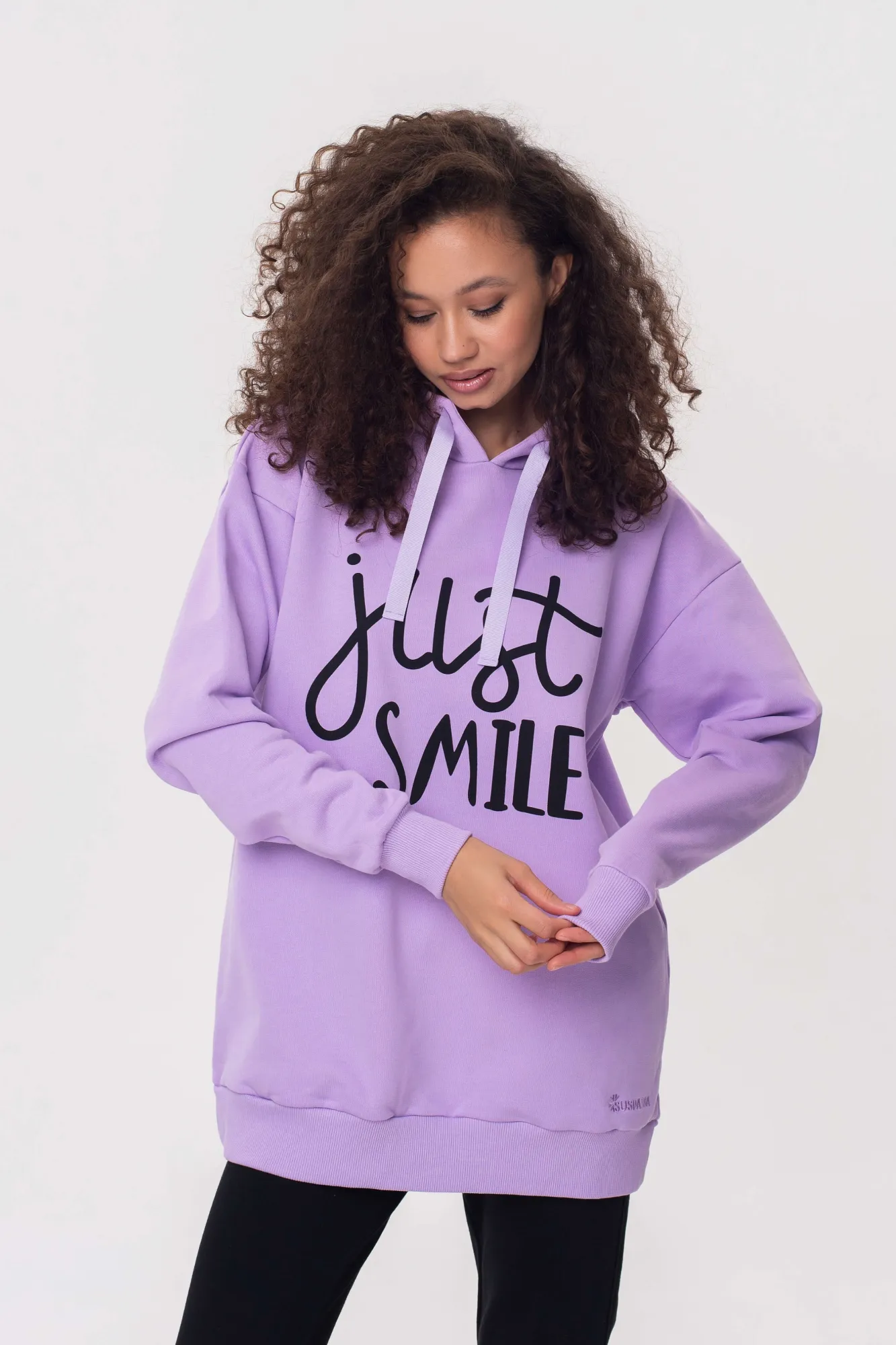 Women's basic hoodie "Positive"