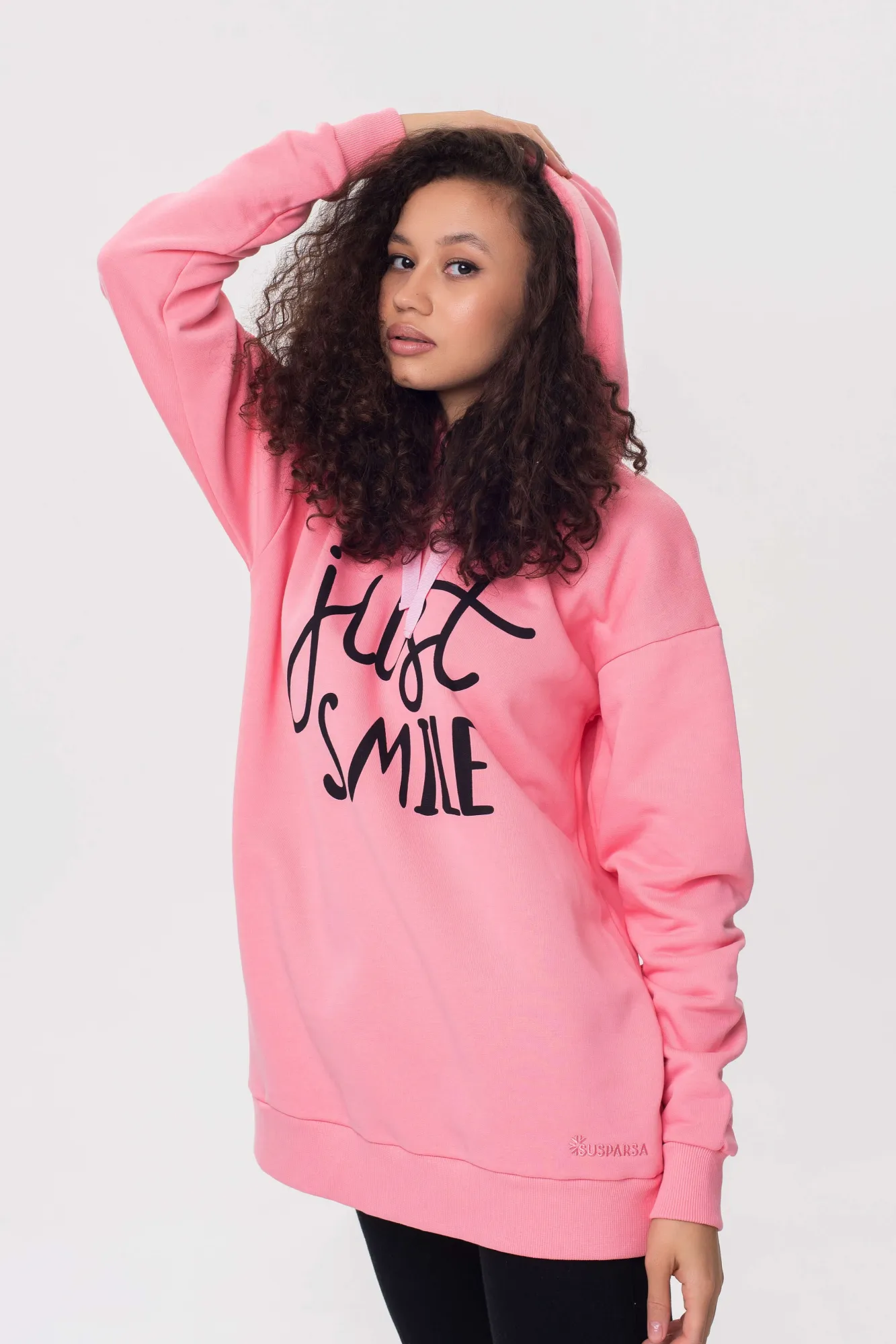 Women's basic hoodie "Positive"