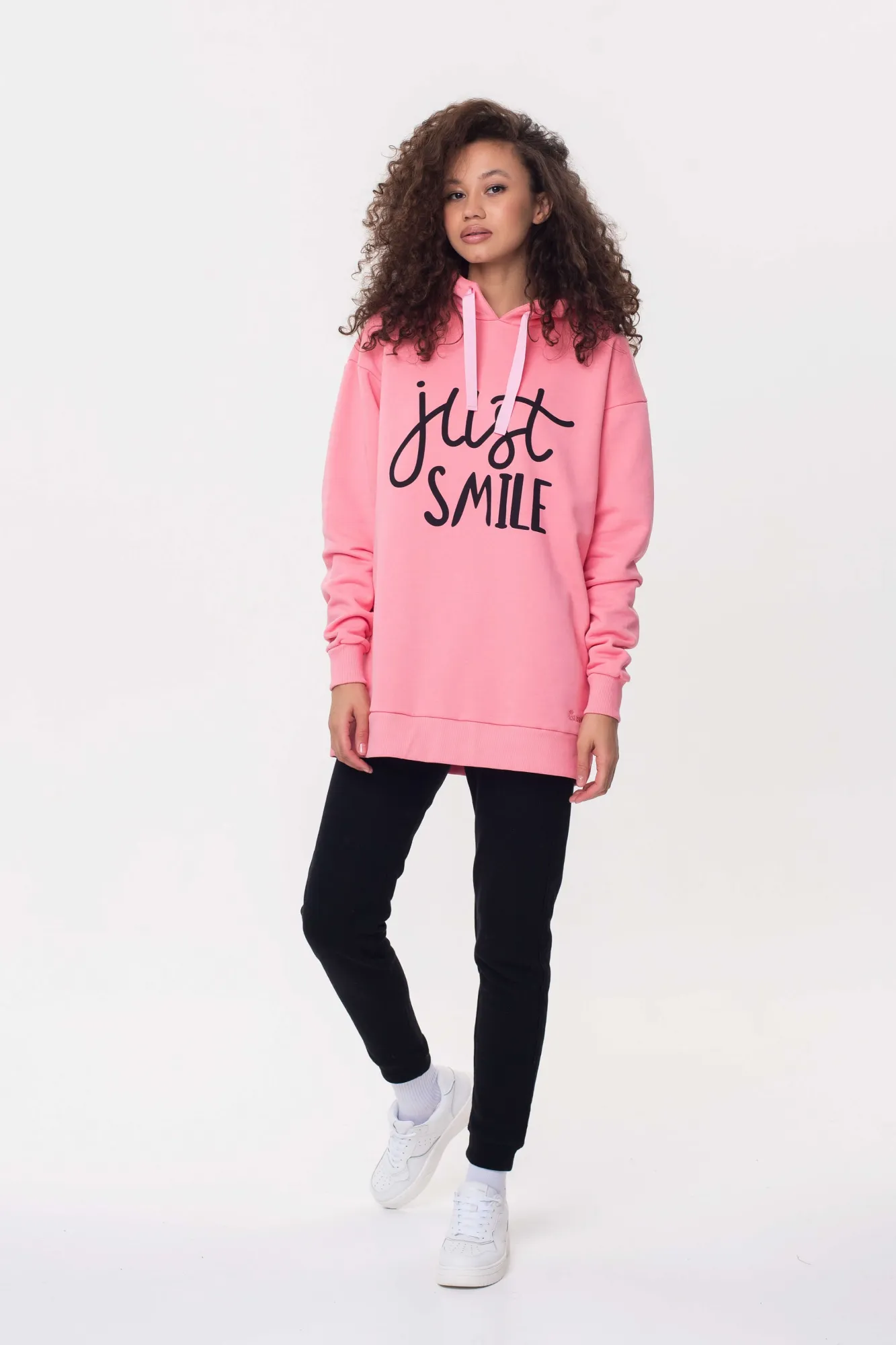 Women's basic hoodie "Positive"