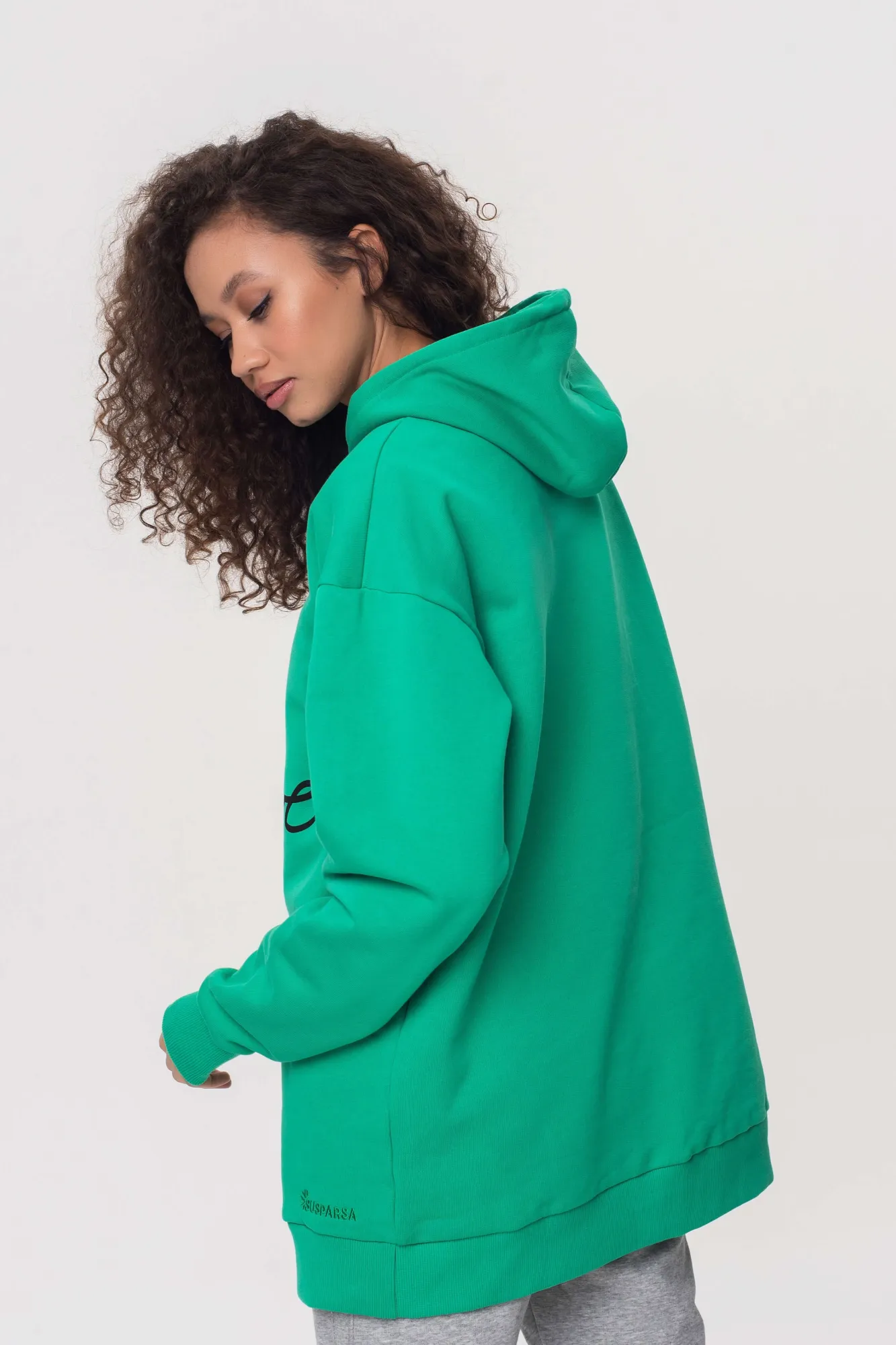 Women's basic hoodie "Positive"