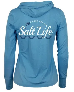 Women's Chase The Sun Performance Hoodie - Blue