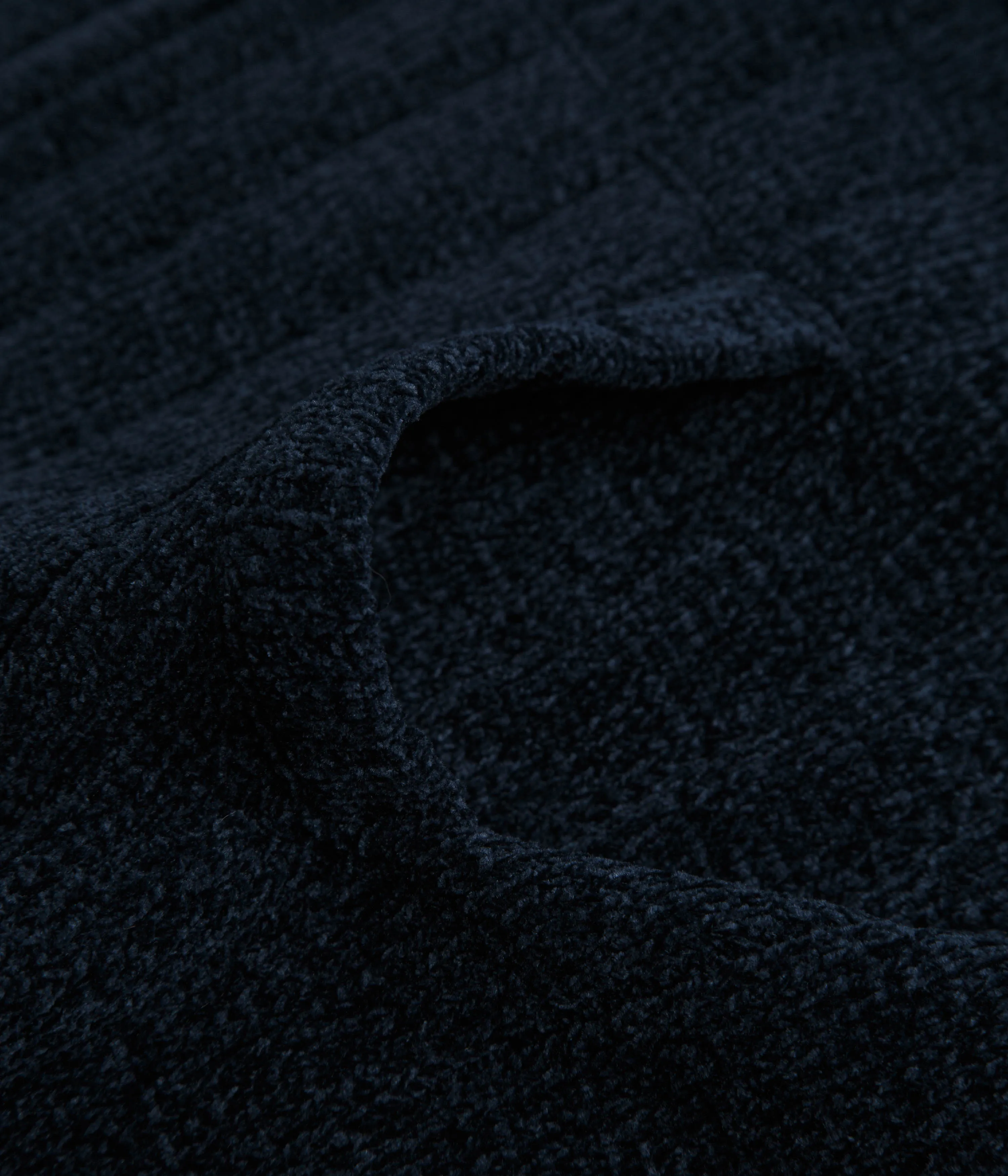 Yardsale Phantasy Chenille Hoodie - Navy