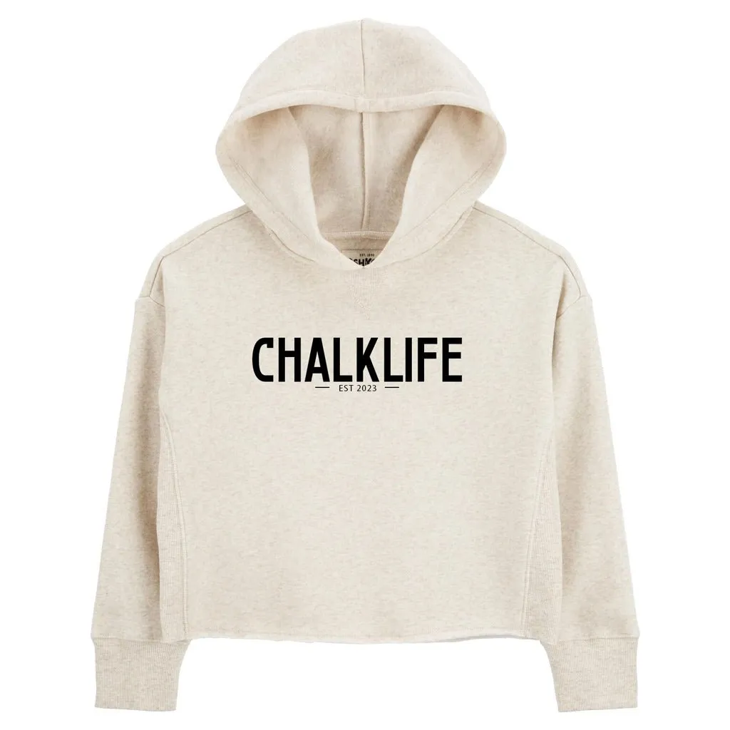 Youth - Chalklife Girl's Cropped Hoodie