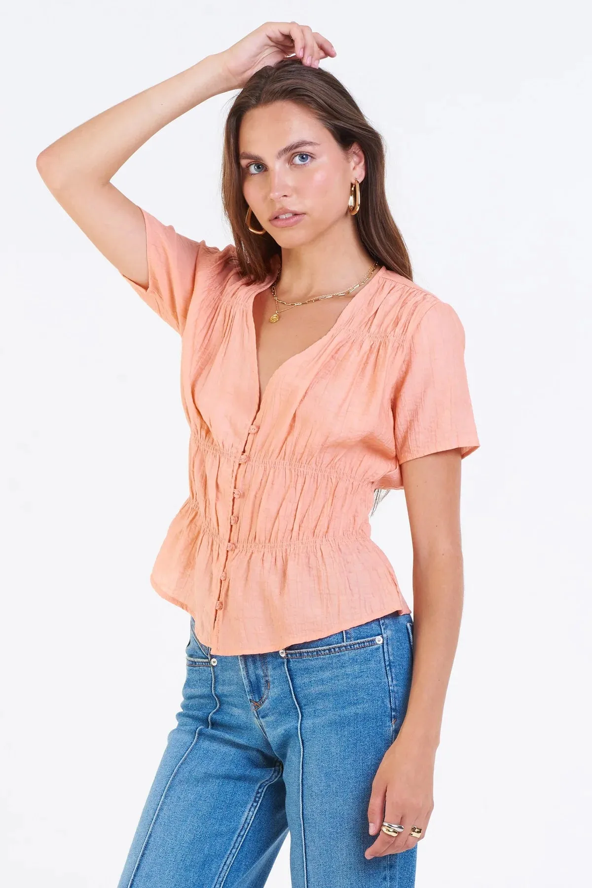 Zoe Ruched Shirt